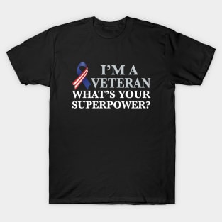 I'm a Veteran Superhero T-Shirt